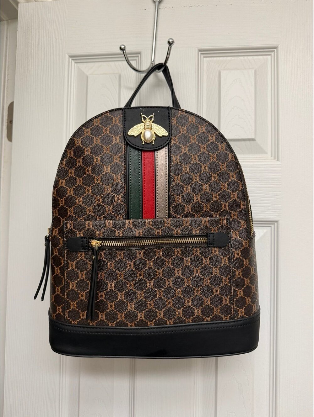 Brown Backpack Purse
